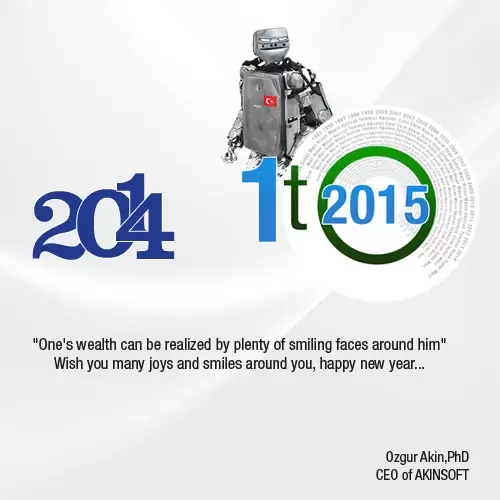 Board Chairman of AKINSOFT, Dr. Ozgur Akins New Year message