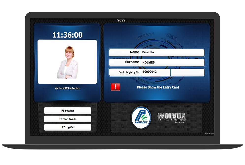 WOLVOX Gate Screen