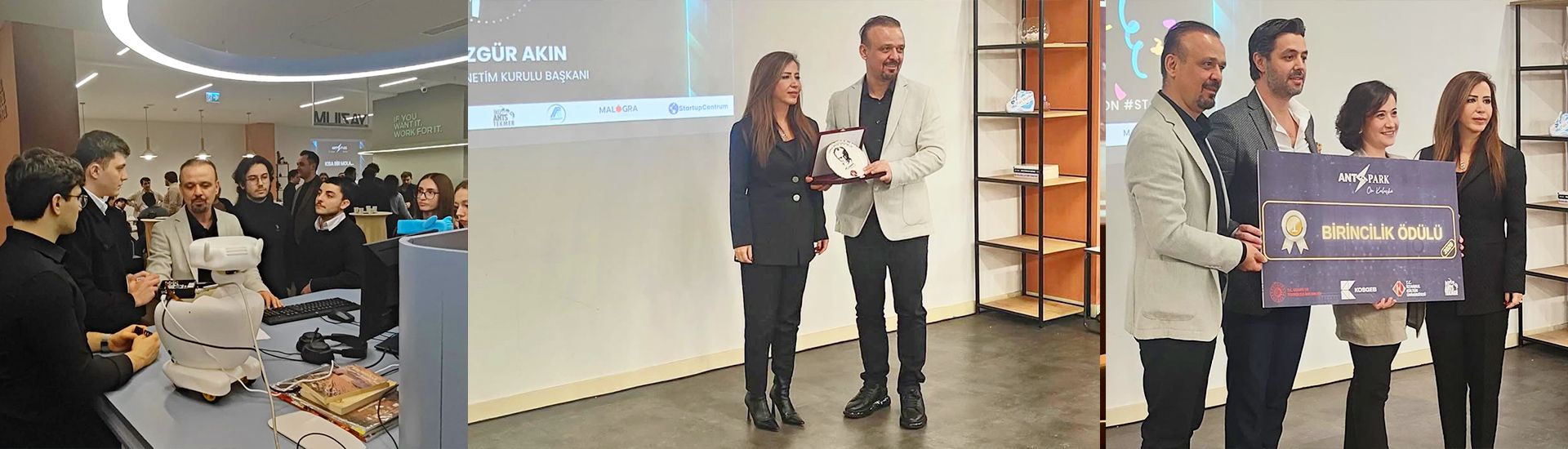 Dr Özgür Akın met with young entrepreneurs at ANTSPARK Demo Day