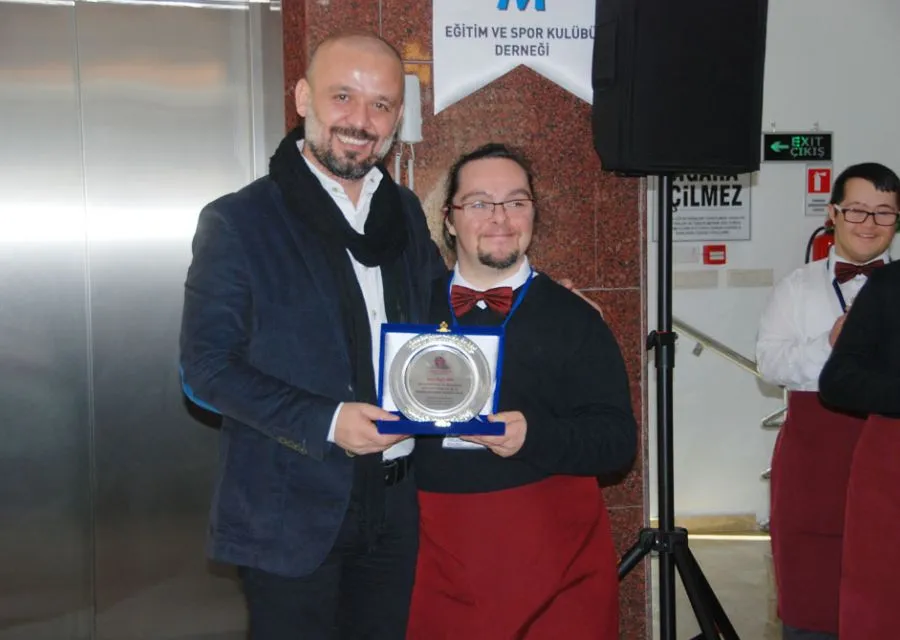 A thank you plaque from Gökçem Special Education and Sports Club Association Cafe  Bistro - 2