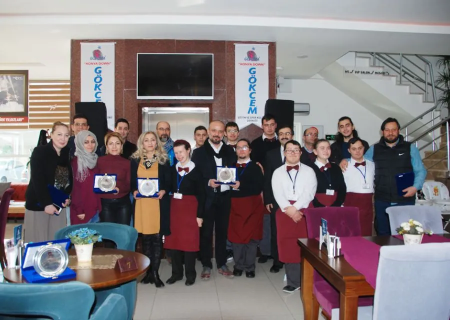 A thank you plaque from Gökçem Special Education and Sports Club Association Cafe  Bistro - 3