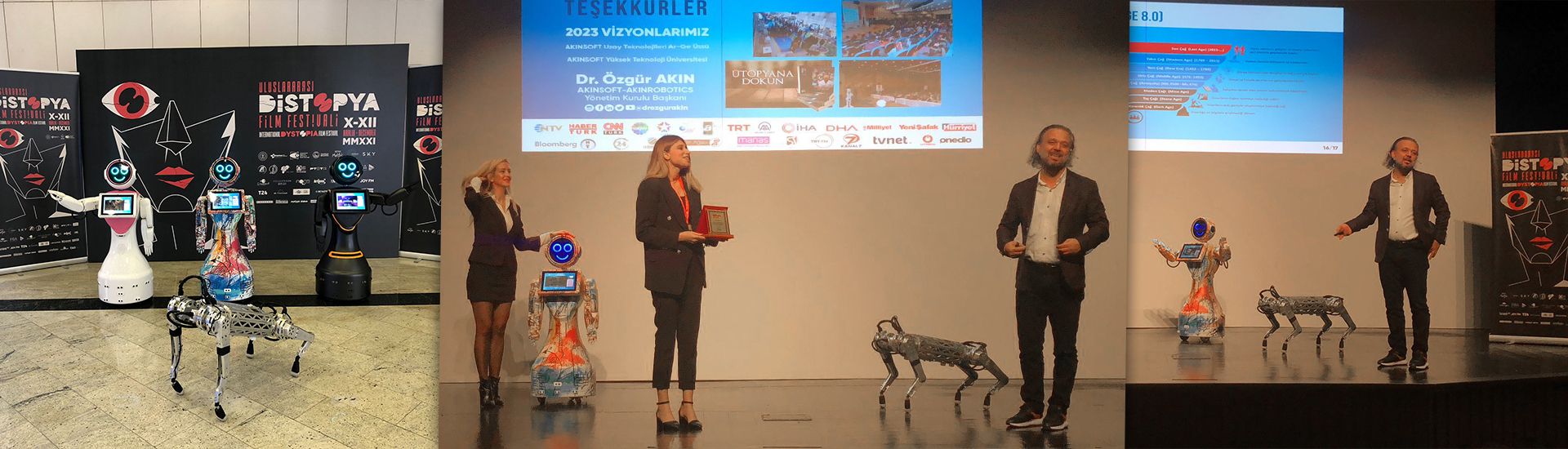 Özgür AKIN PhD was a guest at the International Dystopia Film Festival