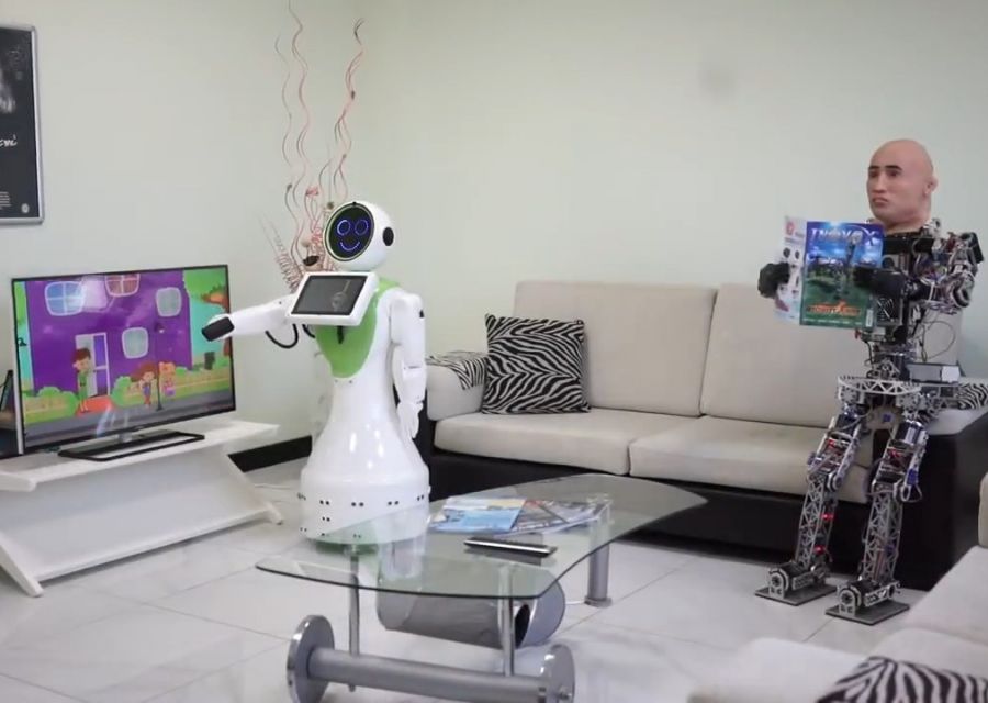 AKINROBOTICS Humanoid Robots Nunamax Commercial Shoot