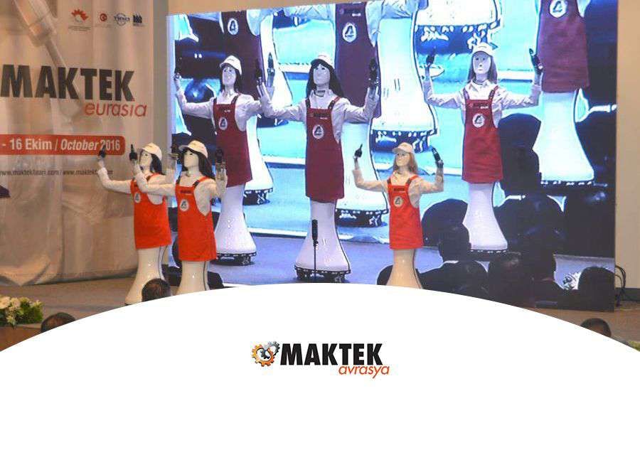 HUMANOID ROBOTS AT MAKTEK AVRASYA FAIR…