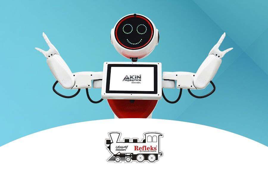 HUMANOID ROBOTS ADA GH5 AT THE REFLEX LOCOMOTIVE AWARD CEREMONY...