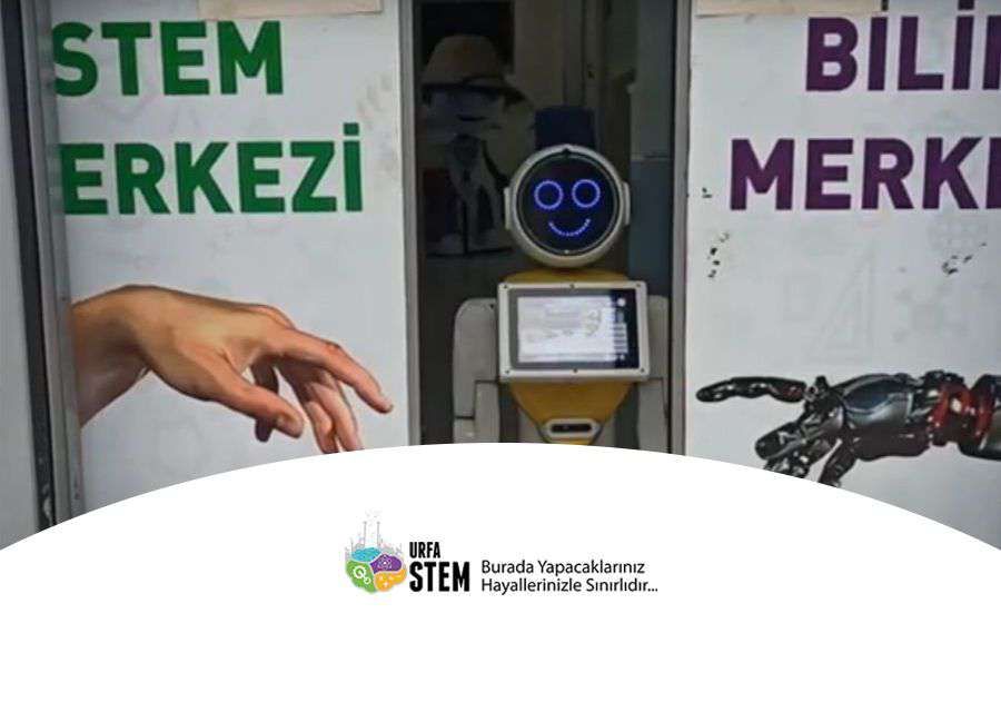 MINI ADA ROBOT STARTED DUTY AT ŞANLIURFA STEM AND SCIENCE CENTER...